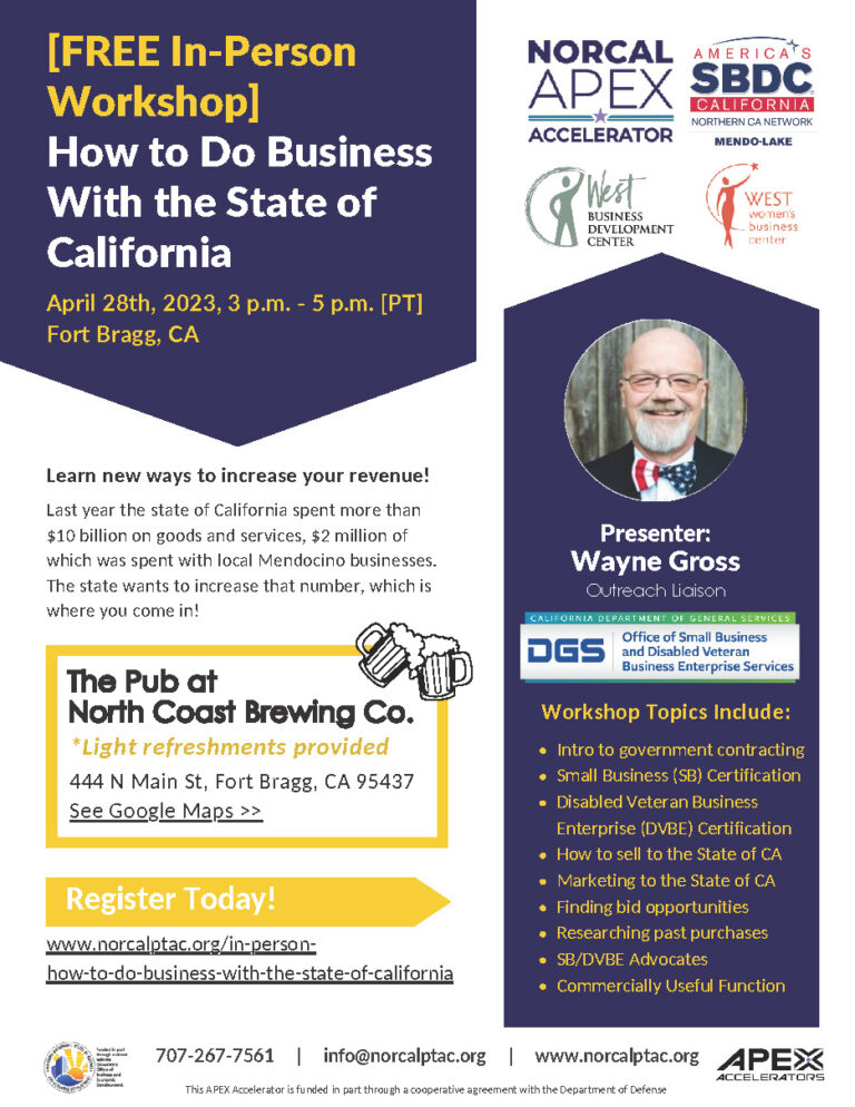 How to Do Business with the State of California